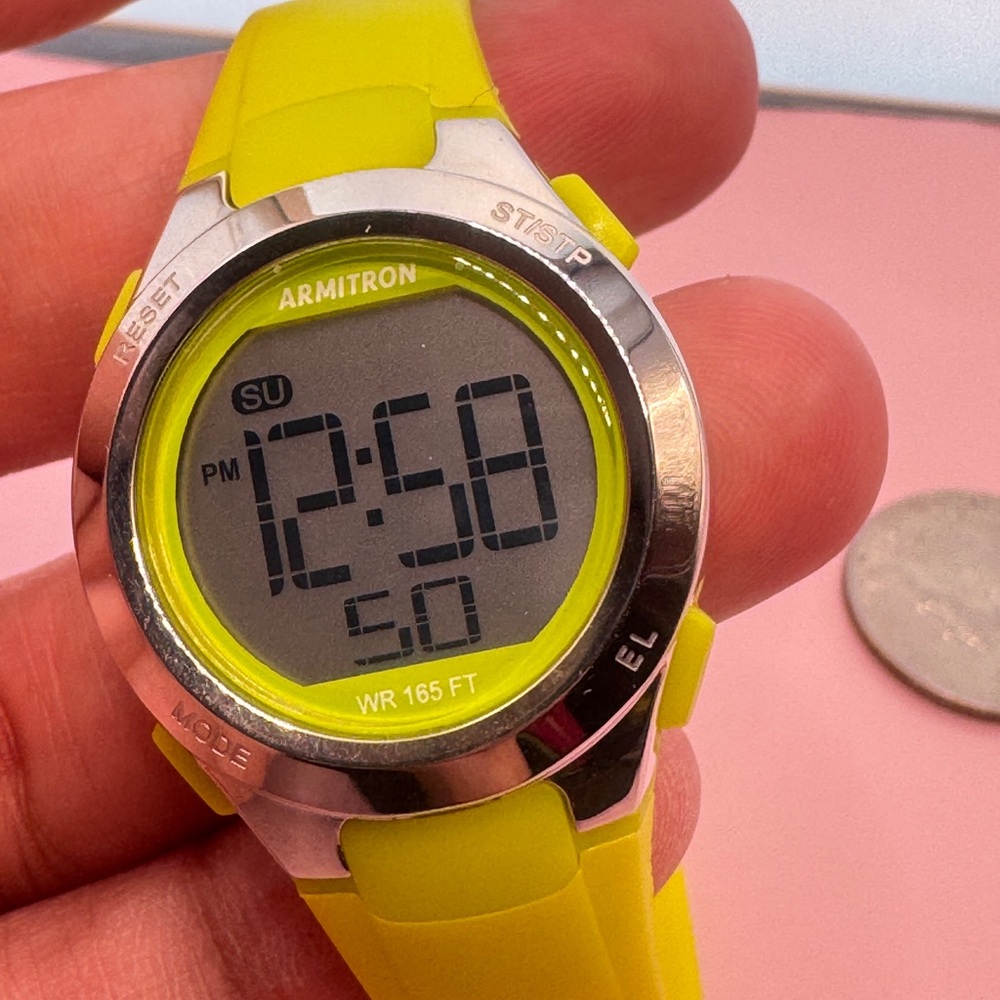 Sports Watch 
Armitron Brand 
Small Watch for Ladies or Teen or Kid
26 mm Diamet